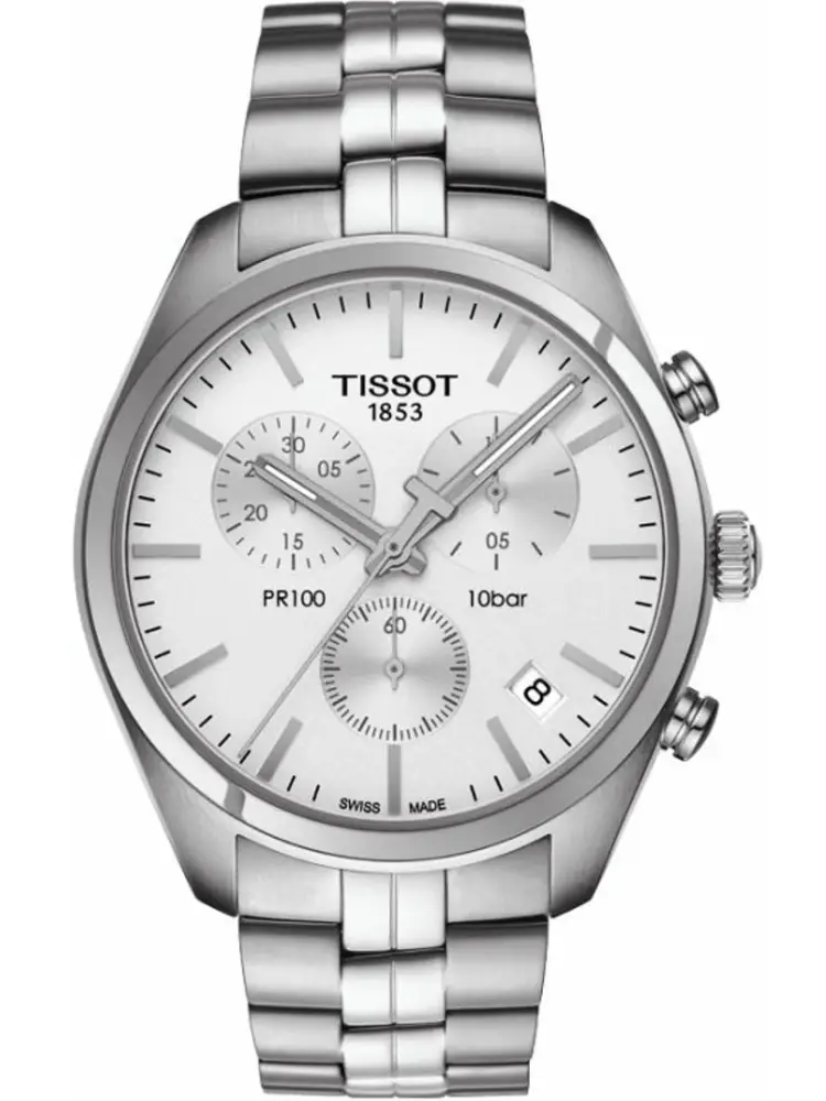 Tissot PR 100 Chronograph Silber