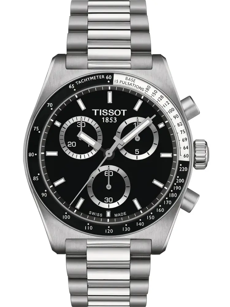 Tissot PR 516 Chronograph Silber / Schwarz