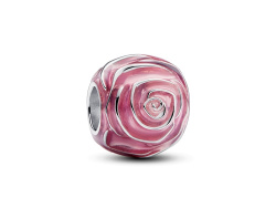 Pandora Charm Pinke Blühende Rose