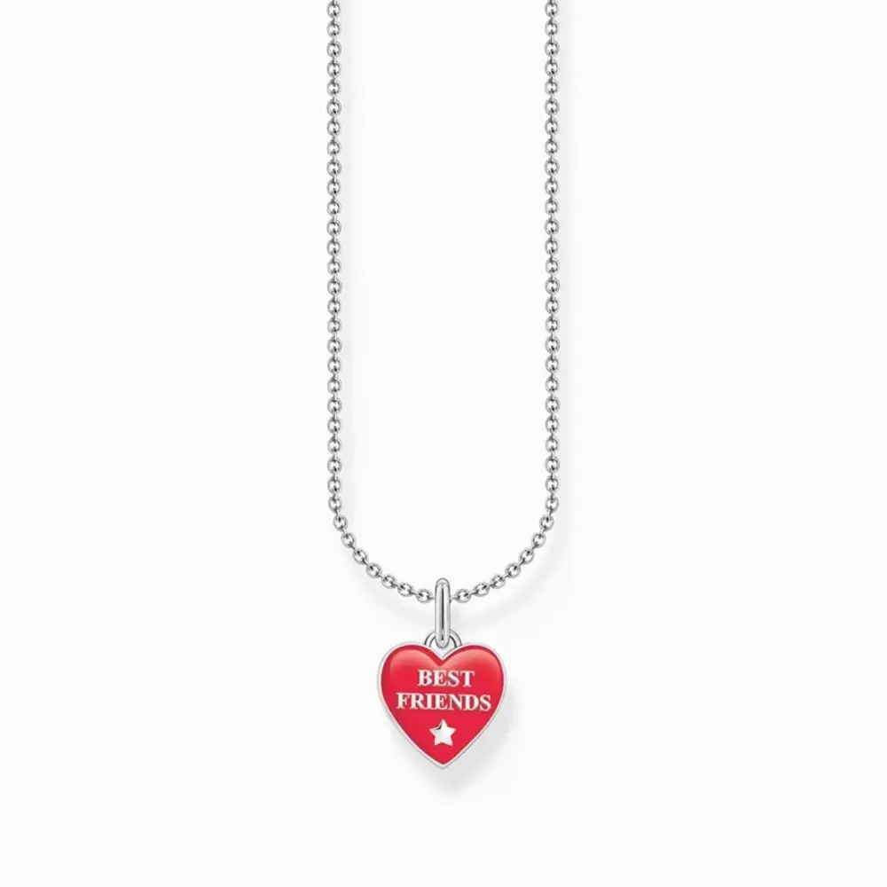 Thomas Sabo "Beste Freunde" rote Herz Kette