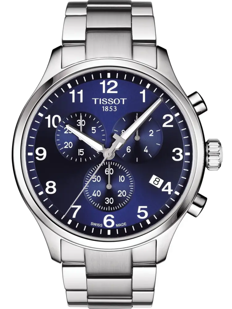 Tissot Chrono XL Classic Silber / Blau
