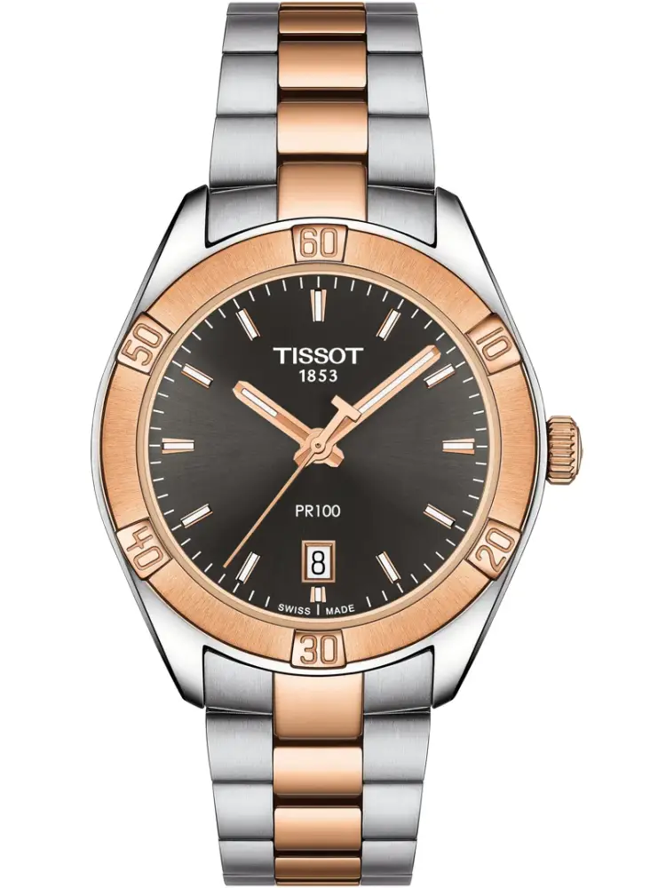 Tissot PR 100 Sport Chic Quarz 36mm Anthrazit