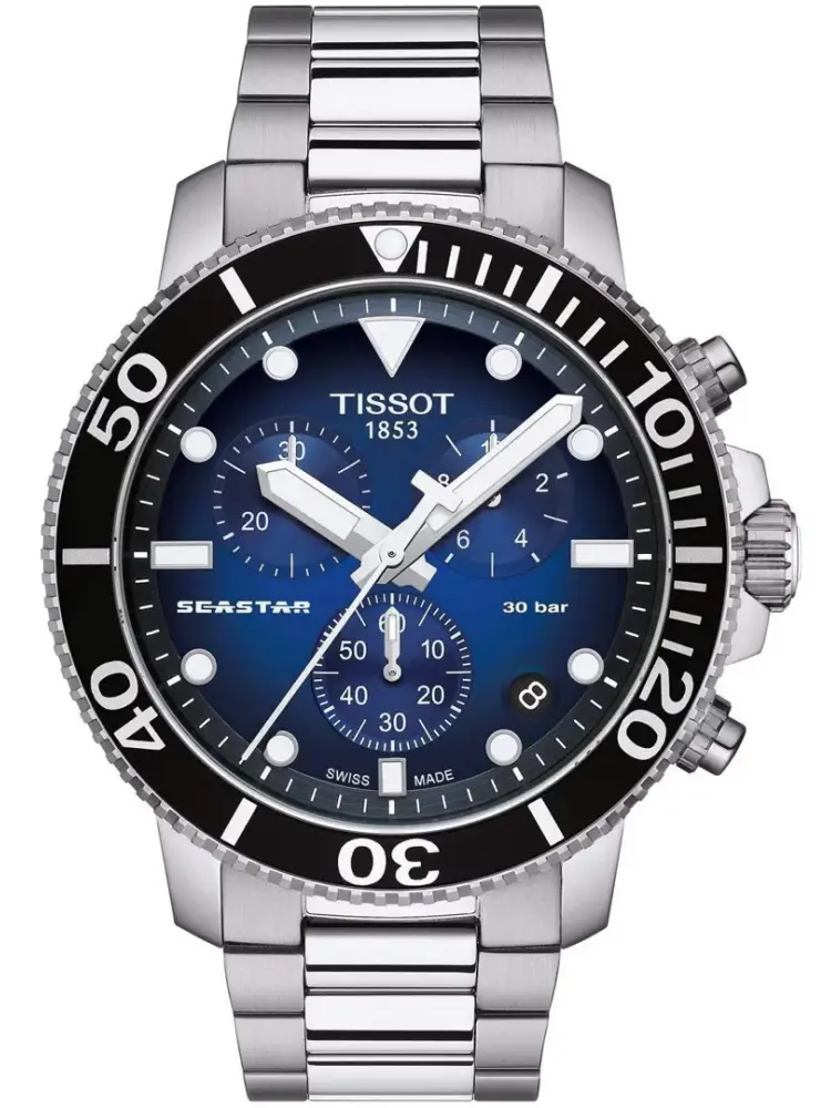 Tissot Seastar 1000 45mm Chronograph Blau