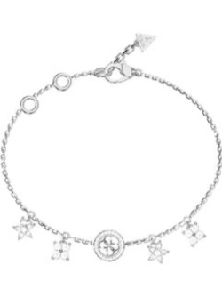 Guess Armband Stern und Blume Anhänger 