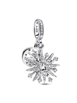 Pandora Funkelndes Feuerwerk Doppelter Charm