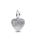 Pandora Moments Gravierbarer Love-Herz Charm-Anhänger
