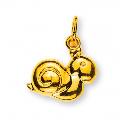 Anhänger Schnecke Gelbgold 750