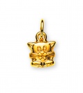 Anhänger Katze Gelbgold 750