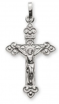 Anhänger Kreuz Weissgold 750