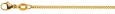 Collier Panzer M Gelbgold 750