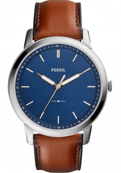Fossil The Minimalist Braun Blau