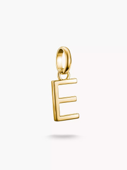 Thomas Sabo Charm-Anhänger Buchstabe E Connect vergoldet