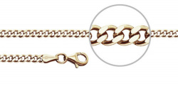 Der Kettenmacher Panzerkette Gold Diamantiert