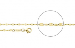Der Kettenmacher Plättchenkette Gold