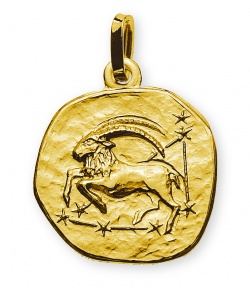 Anhänger Sternzeichen Steinbock Gelbgold 18K