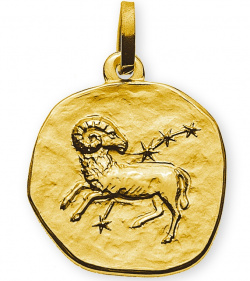 Anhänger Sternzeichen Widder Gelbgold 18K