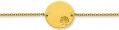 Baby Bracelet Lebensbaum in Gelbgold 585