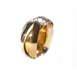 Ring Tricolor Gold 750