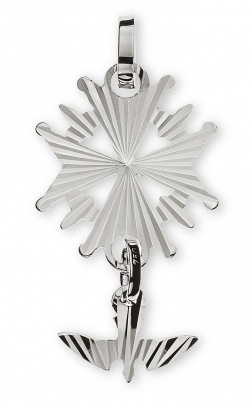 Anhänger Hugenotten-Kreuz Weissgold 18K