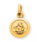 Anhänger Schutzengel Gelbgold 9K