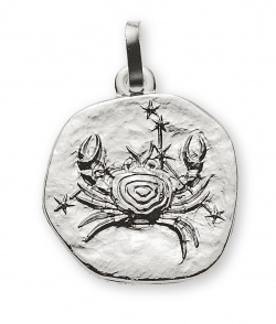 Anhänger Sternzeichen Krebs Weissgold 18K