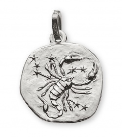 Anhänger Sternzeichen Skorpion Weissgold 18K