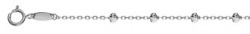 Armband Anker Geschliffen Weissgold 18K