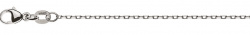 Collier Anker 4-Fach Geschliffen Weissgold 750