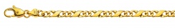 Collier Carrera poliert Gelbgold 9K