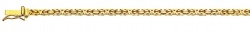 Collier Königskette Gelbgold 18K
