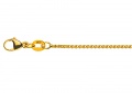 Collier Zopf in Gelbgold 585
