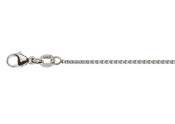 Collier Zopf in Weissgold 750