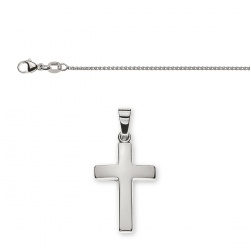 Aktionsset Kreuz Weissgold 750