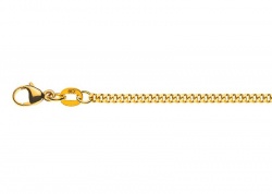 Halskette Panzer Gelbgold 375