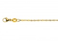 Collier Singapur Gelbgold 375