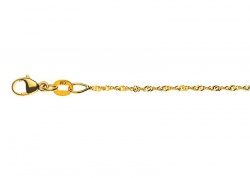 Collier Singapur Gelbgold 375