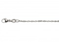 Collier Singapur Weissgold 375