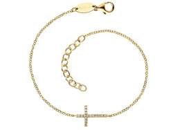 Engelsrufer Armband Kreuz Gold