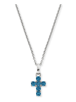 Engelsrufer Halskette mit Anhänger Kreuz Blau