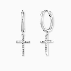 Engelsrufer Creole Kreuz Silber