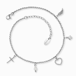 Engelsrufer Glaube Liebe Hoffnung Fußkette