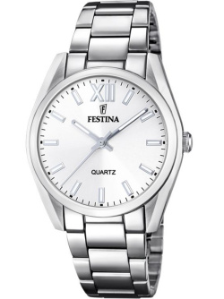 Festina Damen Uhr Boyfriend Kollektion Silber