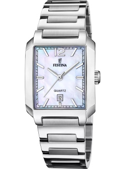 Festina Damen On The Square Hell Blau Festina Damen On The Square Hell Blau