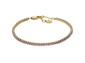 Fossil Ellis Armband Pave Glitz Messing Violett