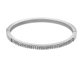 Fossil Armreif Ellis Pavé Glitz Edelstahl Silbrig