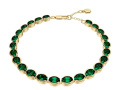 Fossil Ellis Armband Pave Glitz Messing Grün