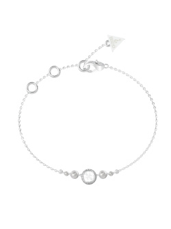 Guess Tiny Pearly Armband Silber Guess Tiny Pearly Armband Silber