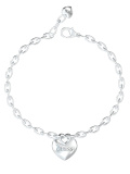 Guess Hertz Armband Silber