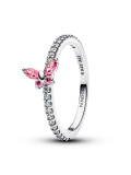 Pink Schmetterling Ring