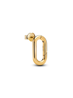 14K gold-plated openable link stud earring (Einzel) 14K gold-plated openable link stud earring (Einzel)